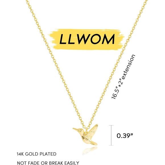 ⚡Necklace Dragon Dragonfly Turtle Snake Pendant Simple Cute Trendy Plated - Picture 5 of 6